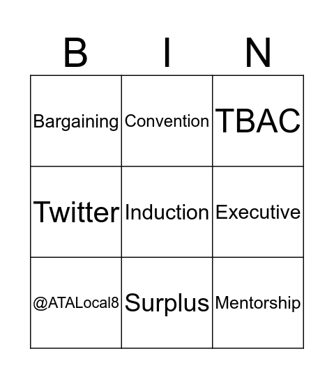 October CSR Bingo Card