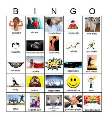 Sight Words Bingo Card