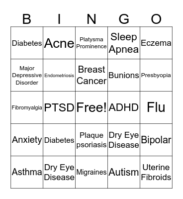 Studykik Bingo Card