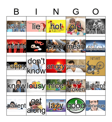 ASL Bingo Card