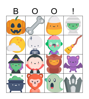 Halloween Bingo Card
