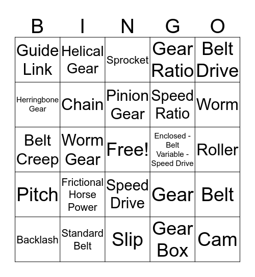 Vocabulary 5.1 Bingo Card