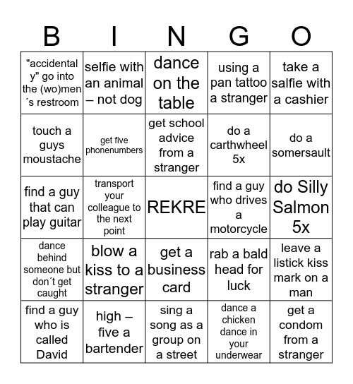 BODUJ!!! Bingo Card
