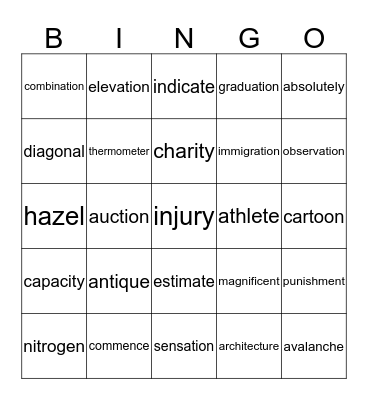 Teal 91 Bingo Card