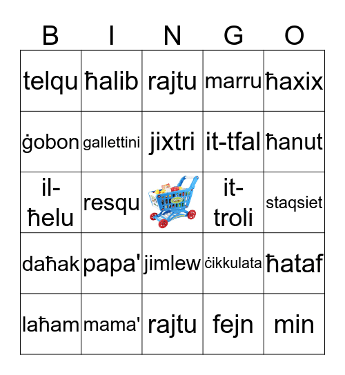 Min se jħallas? Bingo Card