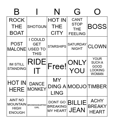 FAMILY Bingo Card