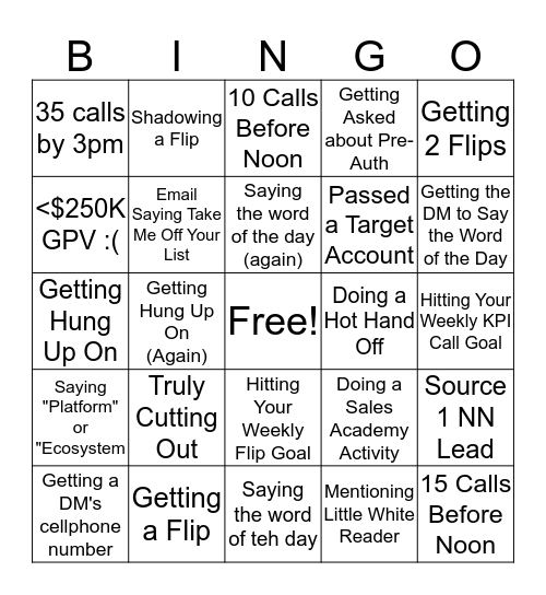 Friday Bingo Blitz Bingo Card
