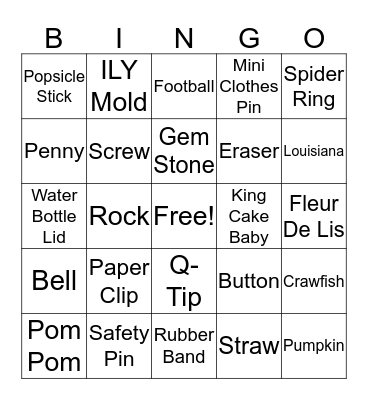 LDBR 1 Bingo Card