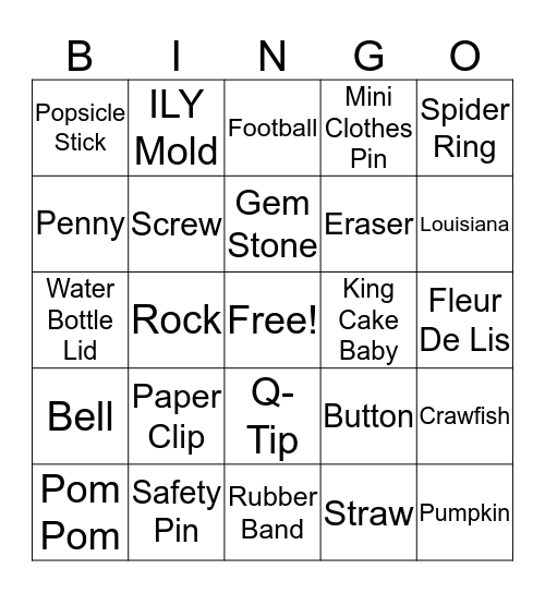 LDBR 1 Bingo Card