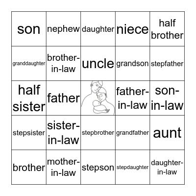FAMILY BINGO Card