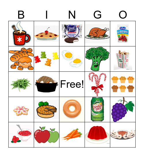 Holiday Bingo Card