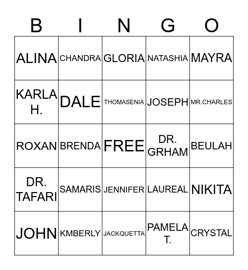 DIVERSITY BINGO Card