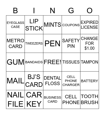 POCKETBOOK BINGO Card