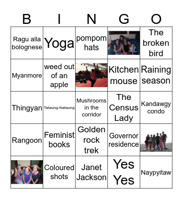 Good Friday Baby Shower  Bingo Card