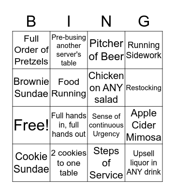 Teamwork Bingo Card