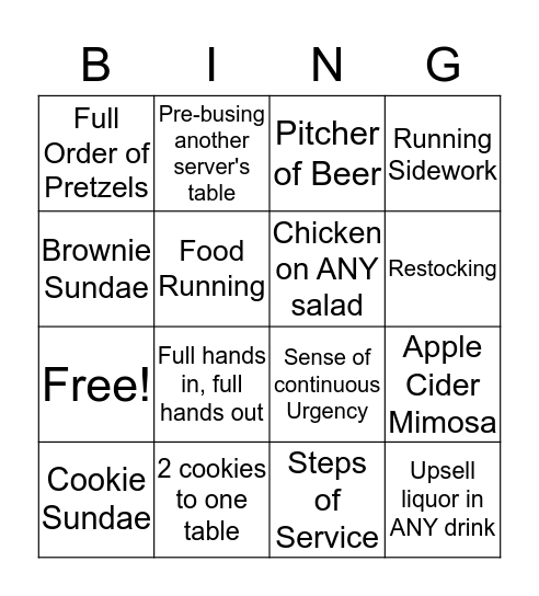 Teamwork Bingo Card