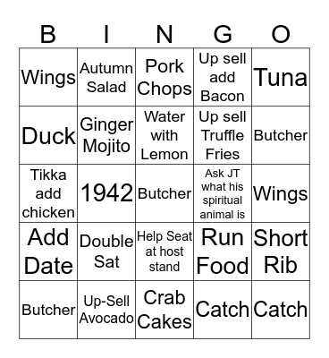 Dada Bingo  Bingo Card