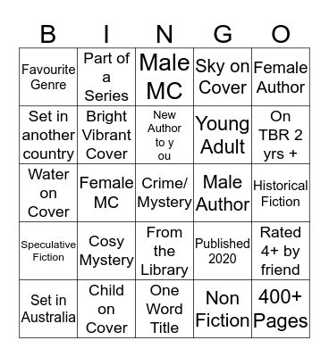Annual Bingo 2020 Bingo Card