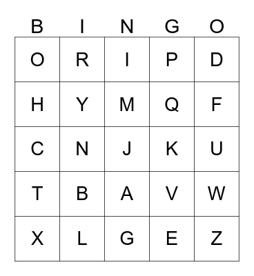 Halloween Bingo!!!!! Bingo Card