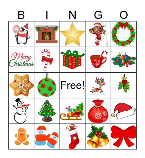 It's Christmas Time  Bingo Card