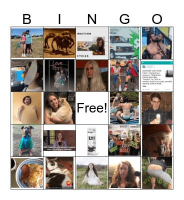 "Good Friends" Bingo Card