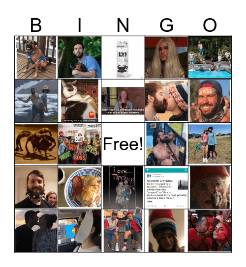 "Good Friends" Bingo Card