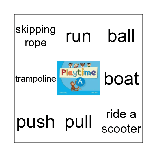 Playtime  Bingo Card