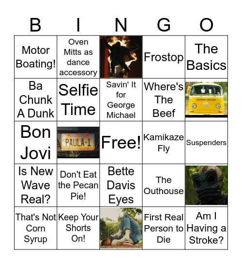 Final Girls Bingo Card