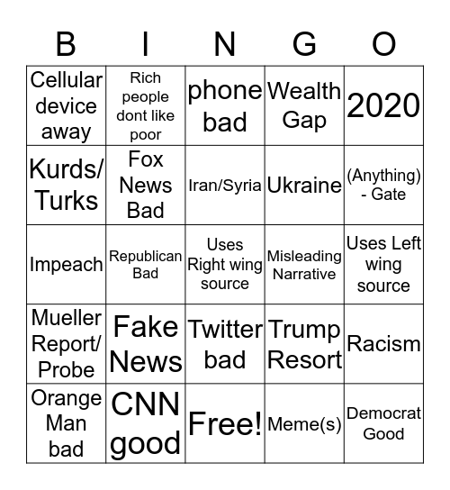Mr. Clark's Class Bingo Card