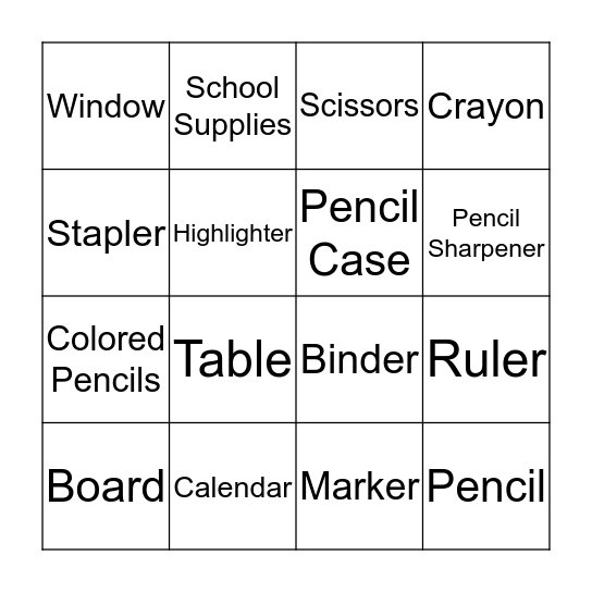 Trick or Treat - Halloween Bingo Card