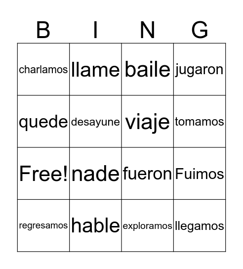 FORTNITE Bingo Card