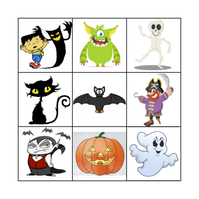 HALLOWEEN Bingo Card