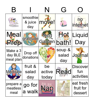 Today's the Day!  Bingo Card