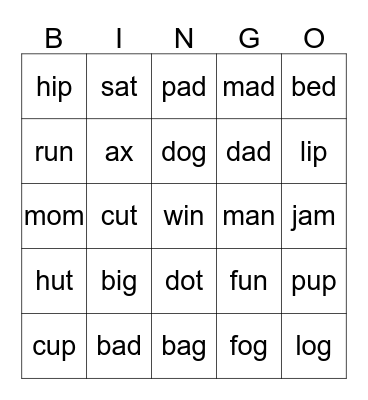 Spire I Bingo Card