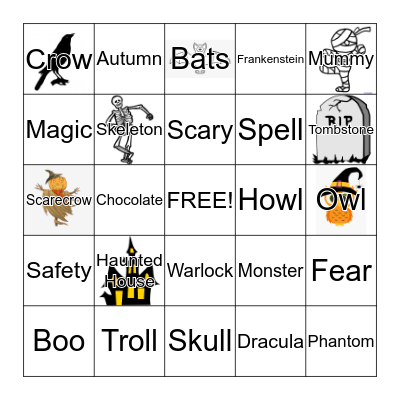 HALLOWEEN BINGO Card