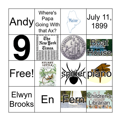 E.B. White BINGO Card