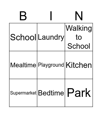 Observing and Describing ESI Challenge Bingo Card
