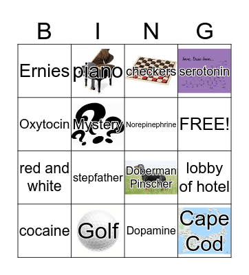 Science of Love Bingo Card