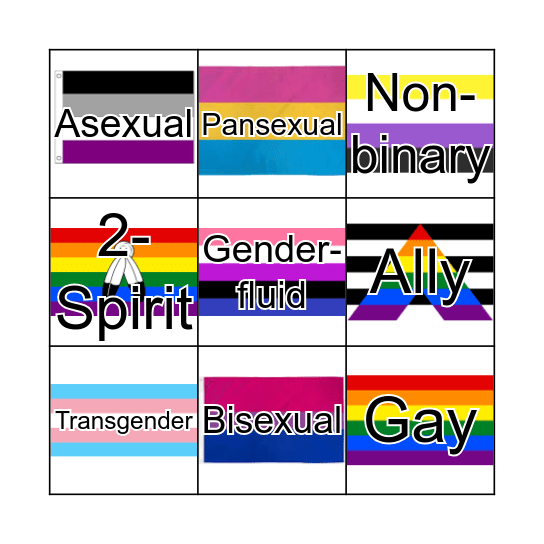 LGBTQ Bingo Card