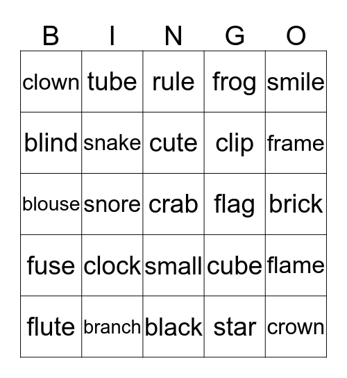 ISB2 Bingo Card