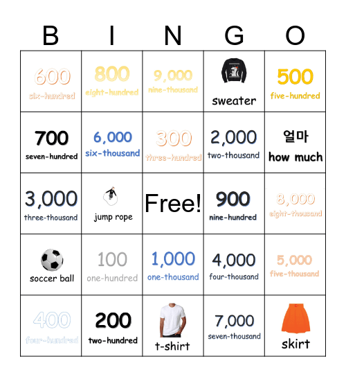 Ch. 10 bingo Card