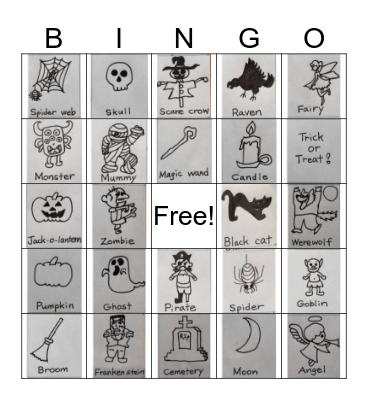 HALLOWEEN BINGO Card