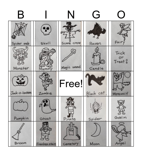 HALLOWEEN BINGO Card