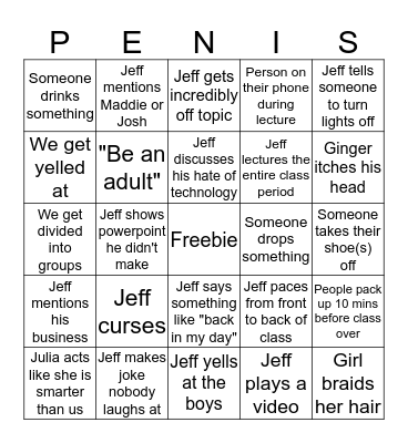 We Love College Success Bingo Card