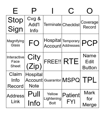 Inquiring Minds Bingo  Bingo Card