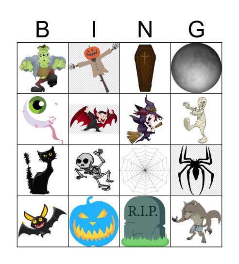 Halloween! Bingo Card