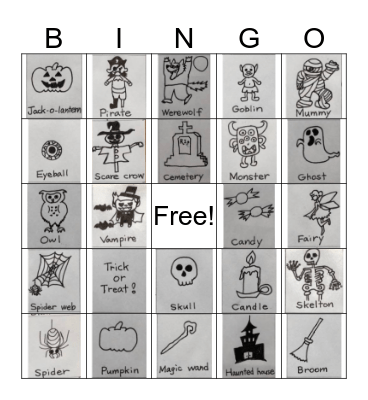 HALLOWEEN BINGO Card