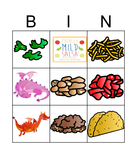 Dragon Day Bingo Card