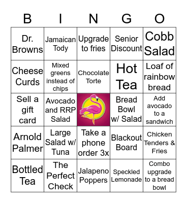 Tron Bingo Card