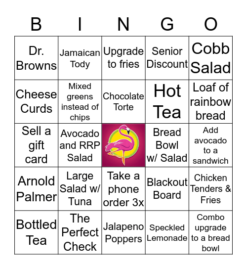 Tron Bingo Card